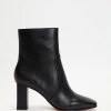 ALDO Theliven Heeled Ankle Boots Black