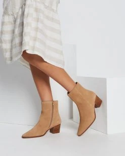 Atmos&Here Jackson Leather Ankle Boots Camel Suede -Women's Ankle Boots Sales 2024 http3A2F2Fstatic.theiconic.com .au2Fp2Fatmos here 3440 0200811 2