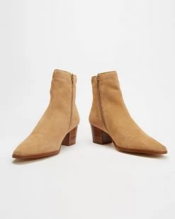 Atmos&Here Jackson Leather Ankle Boots Camel Suede -Women's Ankle Boots Sales 2024 http3A2F2Fstatic.theiconic.com .au2Fp2Fatmos here 3440 0200811 3