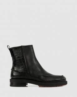 Beau Coops Bocking Ankle Boots Nero