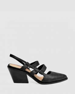 Belle & Bloom What Will Be Slingback Heel - Black