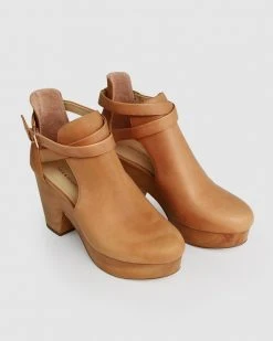 Belle & Bloom Fearless Clog Ankle Boot - Tan -Women's Ankle Boots Sales 2024 http3A2F2Fstatic.theiconic.com .au2Fp2Fbelle bloom 6319 9375341 5
