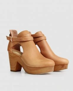 Belle & Bloom Fearless Clog Ankle Boot - Tan -Women's Ankle Boots Sales 2024 http3A2F2Fstatic.theiconic.com .au2Fp2Fbelle bloom 6321 9375341 6
