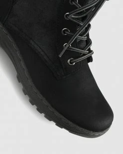 Betts Army Faux Fur Ankle Boots Black -Women's Ankle Boots Sales 2024 http3A2F2Fstatic.theiconic.com .au2Fp2Fbetts 0226 3656421 4
