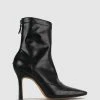 Betts Zoe Square Toe Boots Black