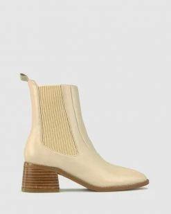 Betts Jasper Tall Chelsea Boots Bone