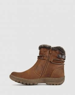 Betts Alaska Faux Fur Ankle Boots Tan/Tan -Women's Ankle Boots Sales 2024 http3A2F2Fstatic.theiconic.com .au2Fp2Fbetts 8475 3737111 3