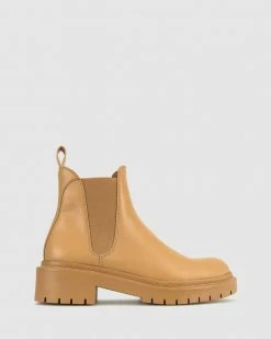 Betts Addy Chunky Chelsea Boots Camel