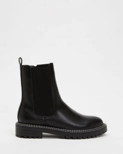 Dazie Marc Ankle Boots Black Smooth