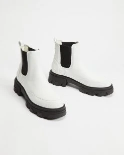 Dazie Eden Ankle Boots White Smooth PU -Women's Ankle Boots Sales 2024 http3A2F2Fstatic.theiconic.com .au2Fp2Fdazie 0602 5847631 2