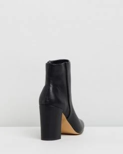 Dazie Irvine Ankle Boots Black Smooth -Women's Ankle Boots Sales 2024 http3A2F2Fstatic.theiconic.com .au2Fp2Fdazie 1061 260067 3