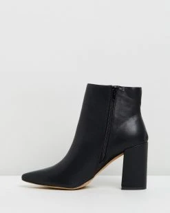 Dazie Irvine Ankle Boots Black Smooth -Women's Ankle Boots Sales 2024 http3A2F2Fstatic.theiconic.com .au2Fp2Fdazie 1061 260067 4
