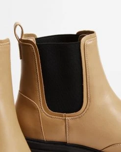 Dazie Eden Ankle Boots Butter Cream PU -Women's Ankle Boots Sales 2024 http3A2F2Fstatic.theiconic.com .au2Fp2Fdazie 1166 4847631 3