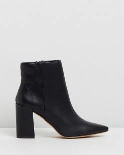 Dazie Irvine Ankle Boots Black Smooth