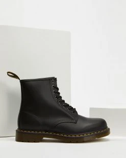 Dr Martens Unisex 1460 Nappa 8-Eye Boots Black Nappa