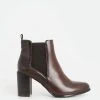 Forcast Blake Ankle Boots Chocolate