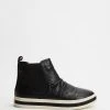 Freelance Shoes Circa Black Leather
