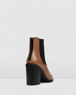 Jo Mercer Lover High Ankle Boots DARK TAN LEATHER -Women's Ankle Boots Sales 2024 http3A2F2Fstatic.theiconic.com .au2Fp2Fjo mercer 0396 2626231 3