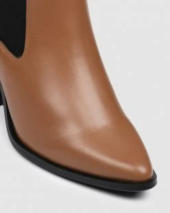 Jo Mercer Lover High Ankle Boots DARK TAN LEATHER -Women's Ankle Boots Sales 2024 http3A2F2Fstatic.theiconic.com .au2Fp2Fjo mercer 0401 2626231 5