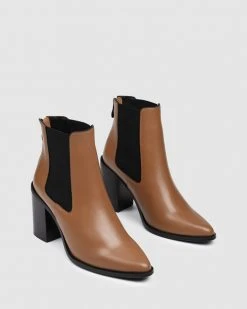 Jo Mercer Lover High Ankle Boots DARK TAN LEATHER -Women's Ankle Boots Sales 2024 http3A2F2Fstatic.theiconic.com .au2Fp2Fjo mercer 0404 2626231 6