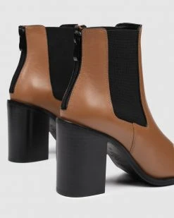 Jo Mercer Lover High Ankle Boots DARK TAN LEATHER -Women's Ankle Boots Sales 2024 http3A2F2Fstatic.theiconic.com .au2Fp2Fjo mercer 0406 2626231 7