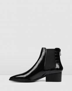 Jo Mercer Rumi Flat Ankle Boots BLACK CROC -Women's Ankle Boots Sales 2024 http3A2F2Fstatic.theiconic.com .au2Fp2Fjo mercer 1786 4682031 4