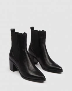 Jo Mercer Ace Mid Ankle Boots Black Leather -Women's Ankle Boots Sales 2024 http3A2F2Fstatic.theiconic.com .au2Fp2Fjo mercer 4432 8594311 5