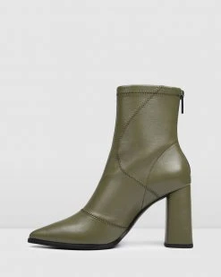 Jo Mercer Tex High Ankle Boots OLIVE GREEN LEATHER -Women's Ankle Boots Sales 2024 http3A2F2Fstatic.theiconic.com .au2Fp2Fjo mercer 4889 3608331 3
