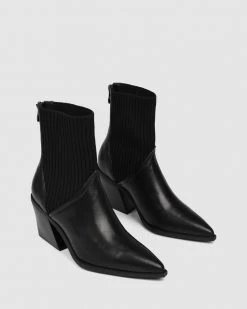 Jo Mercer Fade Mid Ankle Boots BLACK LEATHER -Women's Ankle Boots Sales 2024 http3A2F2Fstatic.theiconic.com .au2Fp2Fjo mercer 7522 1909551 5