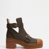 Michael Kors Corey Ankle Boots Brown