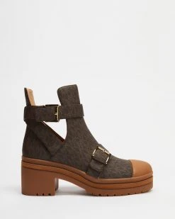 Michael Kors Corey Ankle Boots Brown