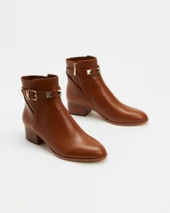 Michael Kors Britton Ankle Boots Luggage -Women's Ankle Boots Sales 2024 http3A2F2Fstatic.theiconic.com .au2Fp2Fmichael kors 6121 0475931 3