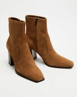 M.N.G Ankle Boots Always Medium Brown -Women's Ankle Boots Sales 2024 http3A2F2Fstatic.theiconic.com .au2Fp2Fmng 7872 0111431 3