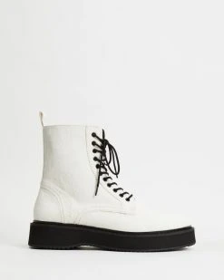 M.N.G Nicolo Ankle Boots White
