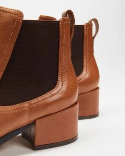 Mollini Sissta Leather Ankle Boots Walnut -Women's Ankle Boots Sales 2024 http3A2F2Fstatic.theiconic.com .au2Fp2Fmollini 9959 1899911 3