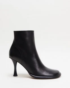 Proenza Schouler Pipe Ankle Boots Nappa Lamb Black