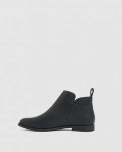 Ravella Earth BLACK SMOOTH -Women's Ankle Boots Sales 2024 http3A2F2Fstatic.theiconic.com .au2Fp2Fravella 9706 9014521 3