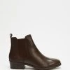 ROC Boots Australia Vespa Leather Ankle Boots Brown