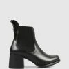 S by Sempre Di Payne Ankle Boots Black