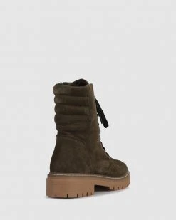 S by Sempre Di Shattuck Ankle Boots Khaki -Women's Ankle Boots Sales 2024 http3A2F2Fstatic.theiconic.com .au2Fp2Fs by sempre di 7101 2537821 2