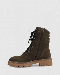 S by Sempre Di Shattuck Ankle Boots Khaki -Women's Ankle Boots Sales 2024 http3A2F2Fstatic.theiconic.com .au2Fp2Fs by sempre di 7103 2537821 3