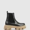S by Sempre Di Melitta Ankle Boots Black/Beige