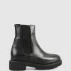 S by Sempre Di Josephine Ankle Boots Black