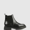 Sempre Di Esther Ankle Boots Nero/nero