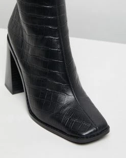 Siren Belmar Black Croc -Women's Ankle Boots Sales 2024 http3A2F2Fstatic.theiconic.com .au2Fp2Fsiren 1720 4364411 5