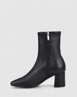 Siren Juan Black Stretch Kid Leather -Women's Ankle Boots Sales 2024 http3A2F2Fstatic.theiconic.com .au2Fp2Fsiren 1764 9749321 3
