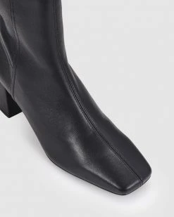 Siren Juan Black Stretch Kid Leather -Women's Ankle Boots Sales 2024 http3A2F2Fstatic.theiconic.com .au2Fp2Fsiren 1766 9749321 4