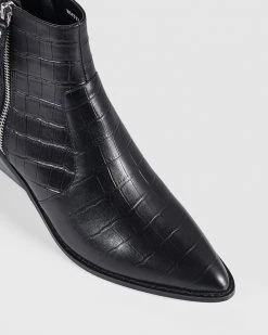 Siren North Black Croc -Women's Ankle Boots Sales 2024 http3A2F2Fstatic.theiconic.com .au2Fp2Fsiren 8804 7456211 4