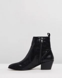 Siren Goucho Black Snake -Women's Ankle Boots Sales 2024 http3A2F2Fstatic.theiconic.com .au2Fp2Fsiren 8869 849098 3