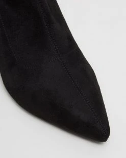 SPURR Macey Ankle Boots Black Microsuede -Women's Ankle Boots Sales 2024 http3A2F2Fstatic.theiconic.com .au2Fp2Fspurr 0751 704169 6